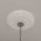 Ekena Millwork Colton Ceiling Medallion (Fits Canopies up to 4 3/4"), 15 3/4"OD x 1 1/2"P, Primed White CM15CN - alternate 5